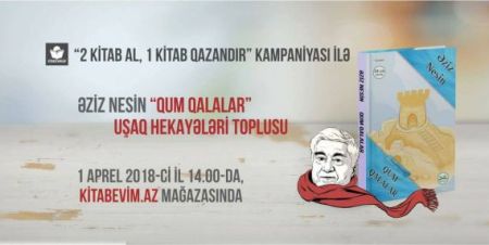 Əziz Nesinin “Qum qalalar” toplusu Azərbaycan dilində