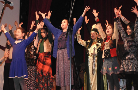 “Cavab ver” poeması əsasında “Xocalı” tamaşası “Cavab ver” poeması əsasında “Xocalı” tamaşası