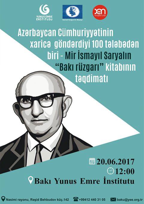 “Bakı Rüzgarı” kitabının təqdimatı keçiriləcək