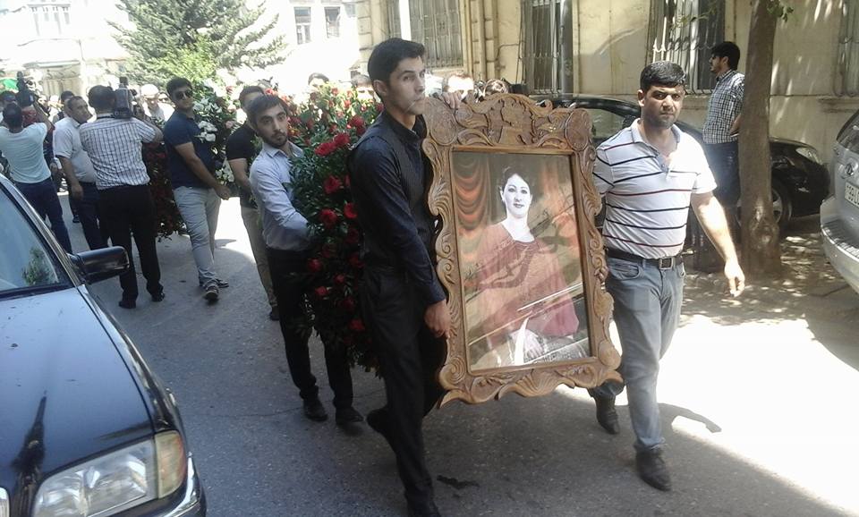 Xalq artisti Qəndab Quliyevanın vida mərasimi