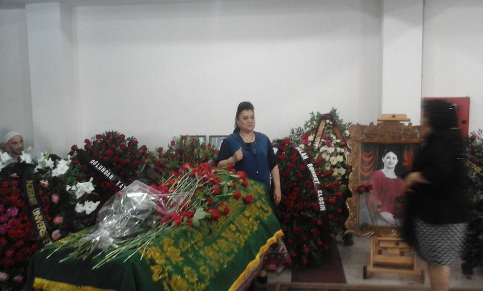 Xalq artisti Qəndab Quliyevanın vida mərasimi