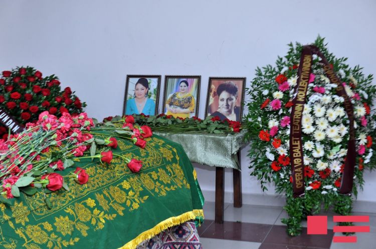 Xalq artisti Qəndab Quliyevanın vida mərasimi