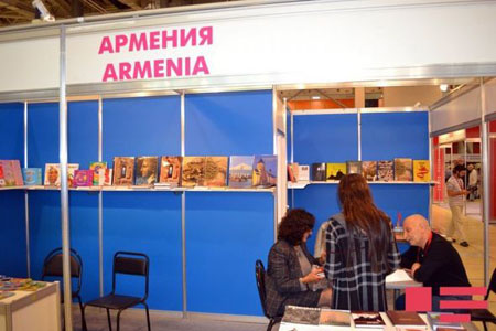Beynəlxalq kitab sərgisində ermənilərin təxribatı - Foto