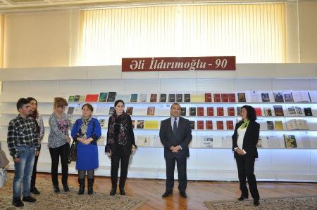 "Əli İldırımoğlu-90" kitab sərgisi açılıb