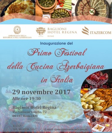 Azərbaycan mətbəxi ilk dəfə İtaliyada