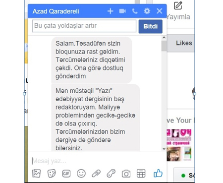 Azad Qaradərəli tərcüməçiyə şər atır?!..  AÇIQLAMA