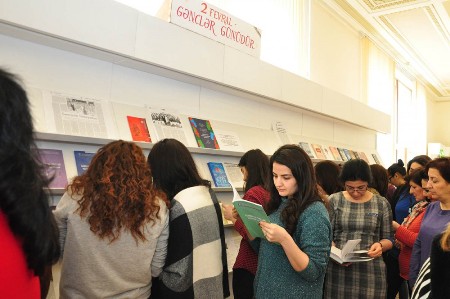 Milli Kitabxanada Gənclər Günü münasibətilə kitab sərgisi