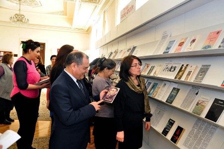 Milli Kitabxanada Gənclər Günü münasibətilə kitab sərgisi