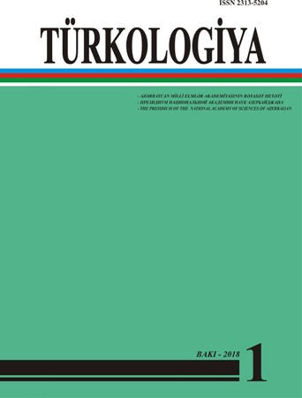 “Türkologiya” jurnalının 2018-ci il üçün 1-ci sayı