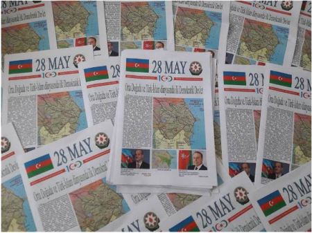 Qazaxıstanda “28 MAY” qəzeti nəşr edilib