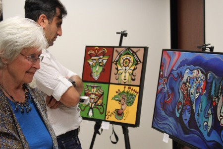 Los-Ancelesdə gənc rəssamlarımızın sərgisi açılıb