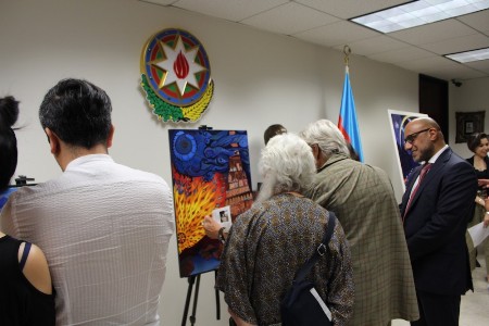 Los-Ancelesdə gənc rəssamlarımızın sərgisi açılıb