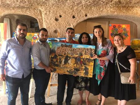 Kapadokyada azərbaycanlı rəssamların sərgisi 