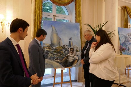 Parisdə azərbaycanlı gənc rəssamın fərdi sərgisi açılıb Parisdə azərbaycanlı gənc rəssamın fərdi sərgisi açılıb