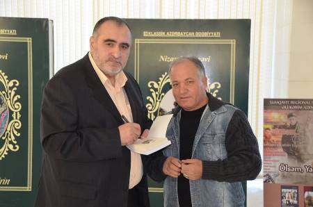 Sumqayıtda Əyyub Qiyasın 50 illik yubileyi keçirilib