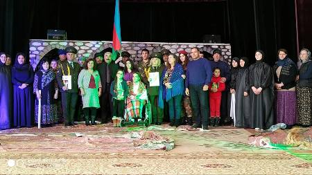 Qusar Teatrında  “Əsir qadın” tamaşası nümayiş olunub