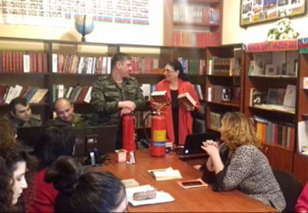 Kitabxanada Beynəlxalq Mülki Müdafiə Günü qeyd olunub