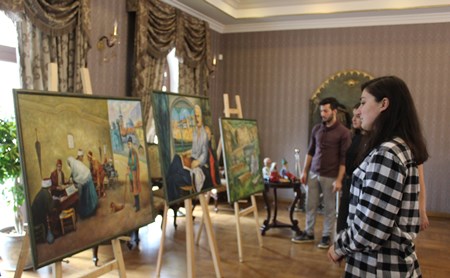 Tbilisidə Mirzə Fətəli Axundovun xatirəsi anılıb