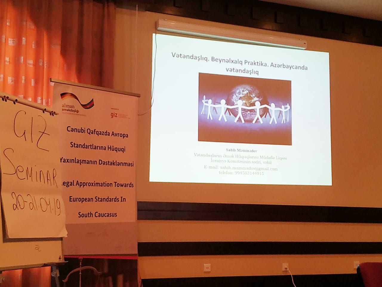 GİZ jurnalistlər üçün Vətəndaşlıq və Miqrasiya mövzusunda seminar keçirir GİZ jurnalistlər üçün Vətəndaşlıq və Miqrasiya mövzusunda seminar keçirir