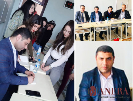 Fərid Hüseyn tələbələrlə görüşüb