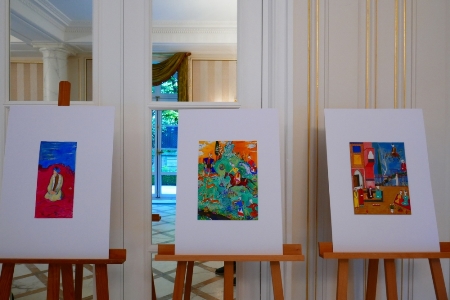 Parisdə azərbaycanlı rəssamın sərgisi açılıb