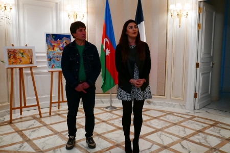 Parisdə azərbaycanlı rəssamın sərgisi açılıb