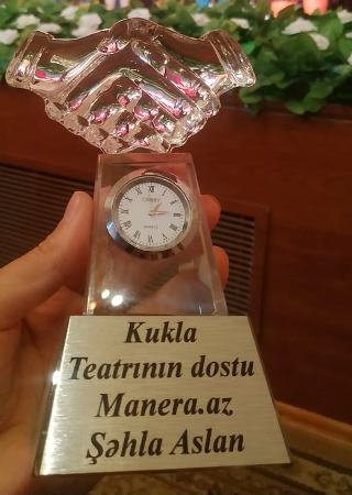 Gənc yazar təltif olundu - Foto Gənc yazar təltif olundu - Foto