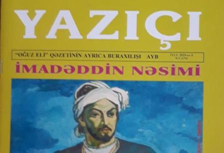"Yazıçı"nın yeni sayı Nəsimiyə həsr olunub