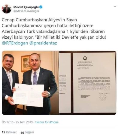 Prezidentdən möhtəşəm qərar: Viza ləğv olundu