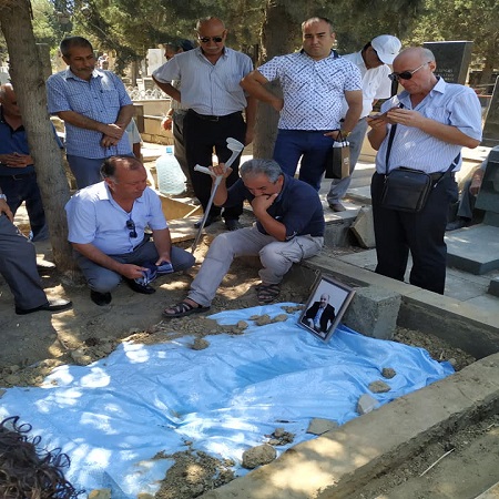 Məhərrəm Qurbanov dəfn olundu - Fotolar