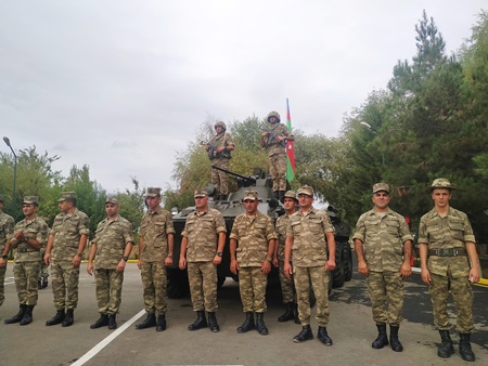 "Hərbiyyə -101” hərbi vətənpərvərlik düşərgəsinə start verilib - FOTOLAR