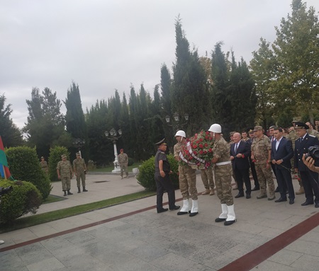 "Hərbiyyə -101” hərbi vətənpərvərlik düşərgəsinə start verilib - FOTOLAR