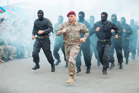 "Hərbiyyə -101” hərbi vətənpərvərlik düşərgəsinə start verilib - FOTOLAR