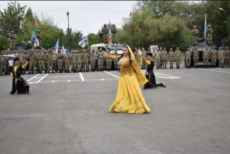 "Hərbiyyə -101” hərbi vətənpərvərlik düşərgəsinə start verilib - FOTOLAR