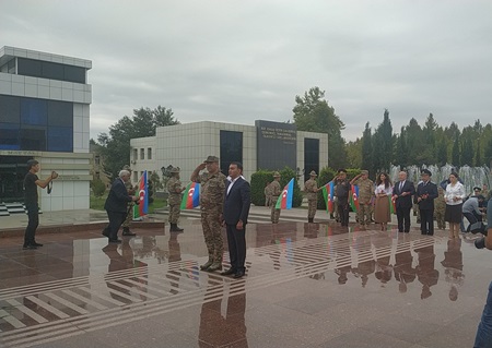 "Hərbiyyə -101” hərbi vətənpərvərlik düşərgəsinə start verilib - FOTOLAR