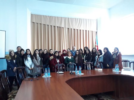 ADPU Şəki filialında yazıçı Əyyub Qiyasla görüş ADPU Şəki filialında yazıçı Əyyub Qiyasla görüş