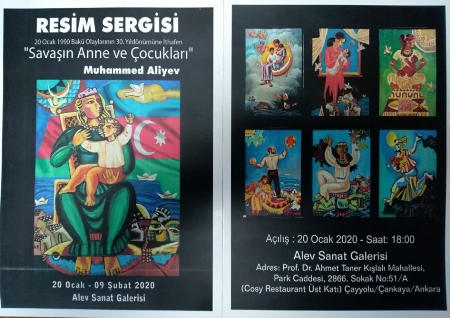 Ankarada 20 Yanvar şəhidlərinin xatirəsinə sərgi açılacaq Ankarada 20 Yanvar şəhidlərinin xatirəsinə sərgi açılacaq