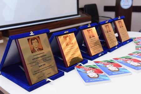 "Ülvi Bünyadzadə - 50" ədəbi müsabiqəsinin qalibləri mükafatlandırıldı - Fotolar