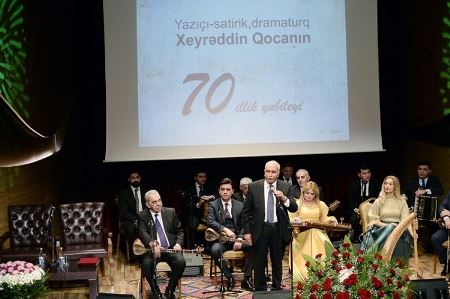 Xeyrəddin Qocanın 70 illiyi keçirilib