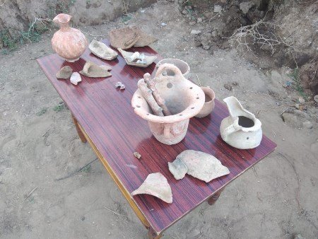 Şamaxıda Antik dövrə aid nekropol aşkarlanıb Şamaxıda Antik dövrə aid nekropol aşkarlanıb