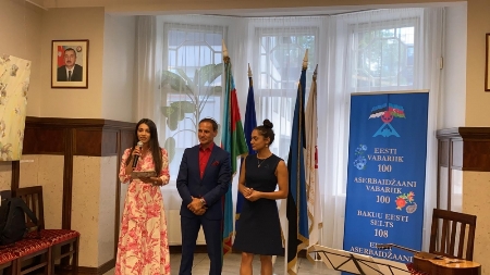 Estoniyada yaşayan azərbaycanlı rəssamın yubileyi qeyd edilib