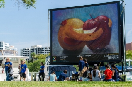 Rəssamlar arasında rəsm müsabiqəsi keçirilir