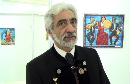 Xalq rəssamı Vətən müharibəsində Qələbəyə həsr olunmuş panno yaradıb - FOTO