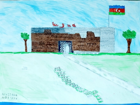 Misirdə azərbaycanlı uşaqların rəsm sərgisi keçirilib