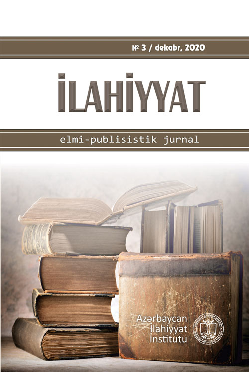 “İlahiyyat” elmi-publisistik jurnalının növbəti sayı “İlahiyyat” elmi-publisistik jurnalının növbəti sayı