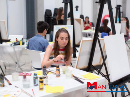 Rəssamlığa həvəsi olan gənclər üçün ustad dərsləri davam edir