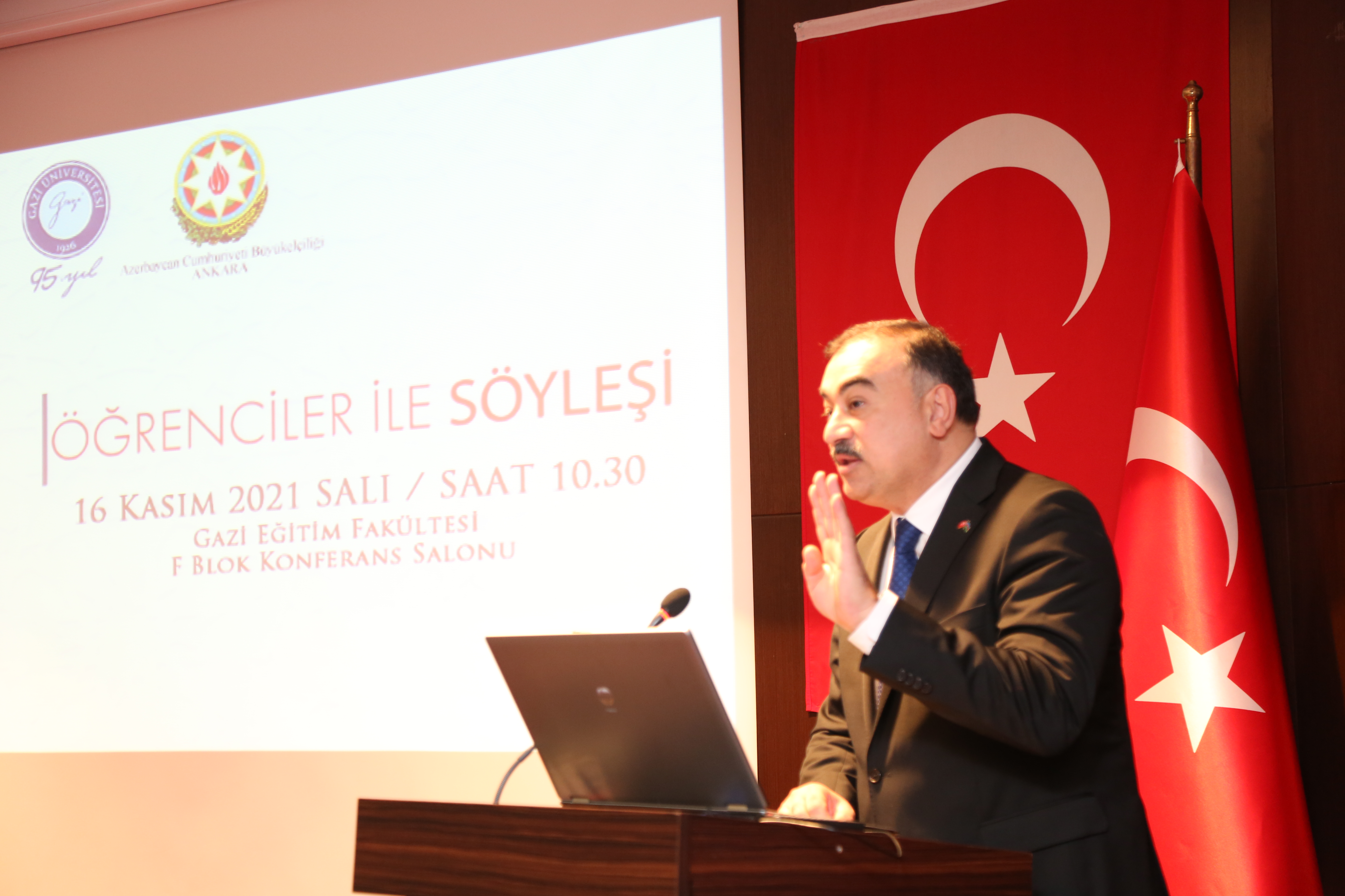 Türkiyənin Qazi Universitetində azərbaycanlı alimlə görüş keçirildi - FOTOLAR Türkiyənin Qazi Universitetində azərbaycanlı alimlə görüş keçirildi - FOTOLAR