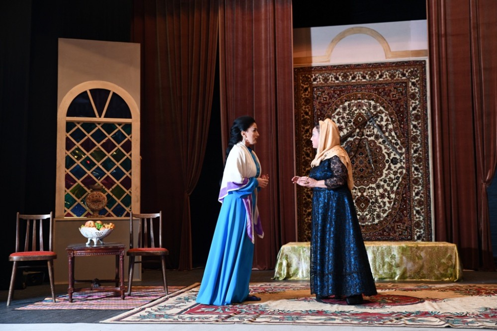 Lənkəran teatrı Ağdamda qastrol səfərində olub - Fotolar
