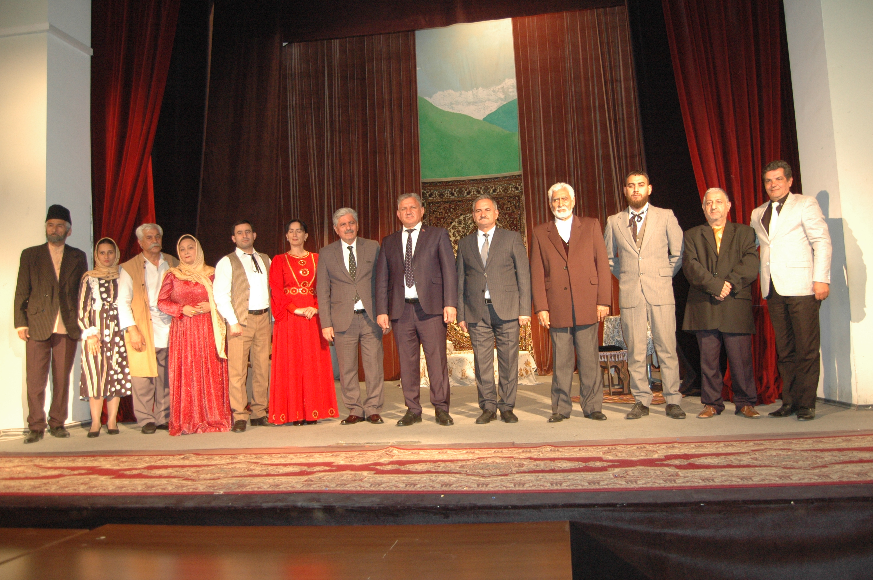 Lənkəran teatrı Ağdamda qastrol səfərində olub - Fotolar