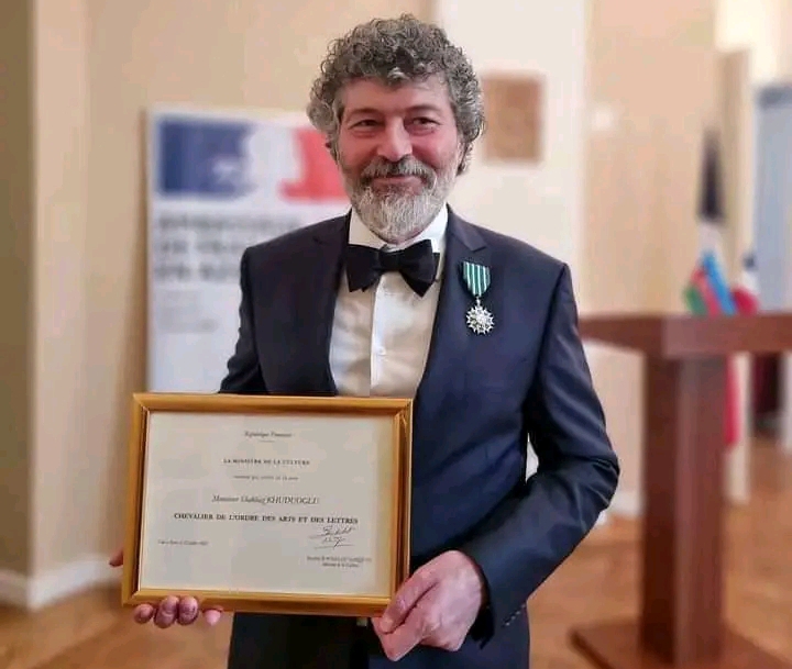 Şahbaz Xuduoğluna Fransanın ali ordeni təqdim edilib Şahbaz Xuduoğluna Fransanın ali ordeni təqdim edilib